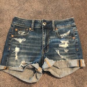 american eagle jean shorts